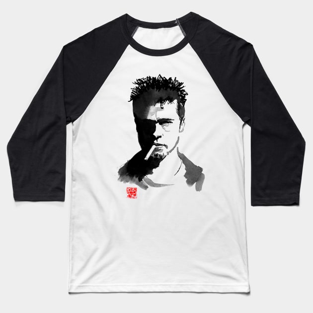 Brad Pitt Baseball T-Shirt by pechane